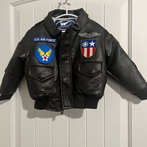 Up and Away Kids Brown Bomber Jacket